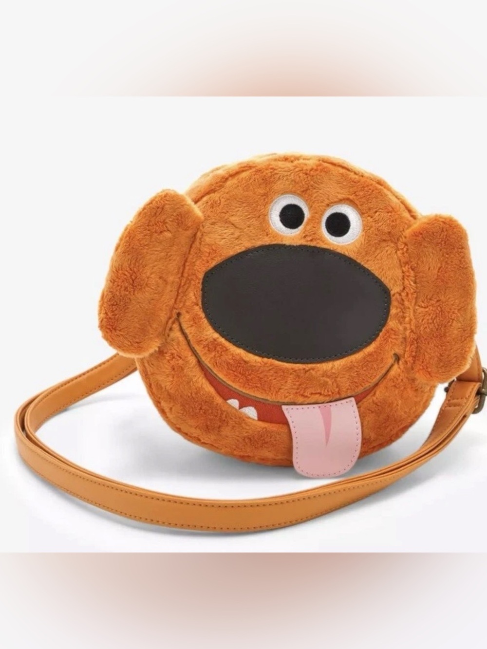 NWT Loungefly Disney Pixar Up Dug figural plush crossbody